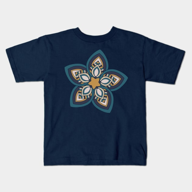 Art Deco Star Kids T-Shirt by AlondraHanley